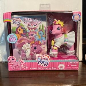 New 25th Birthday My Little Pony Pinkie Pie’s Special Day Bundle W/DVD 2007